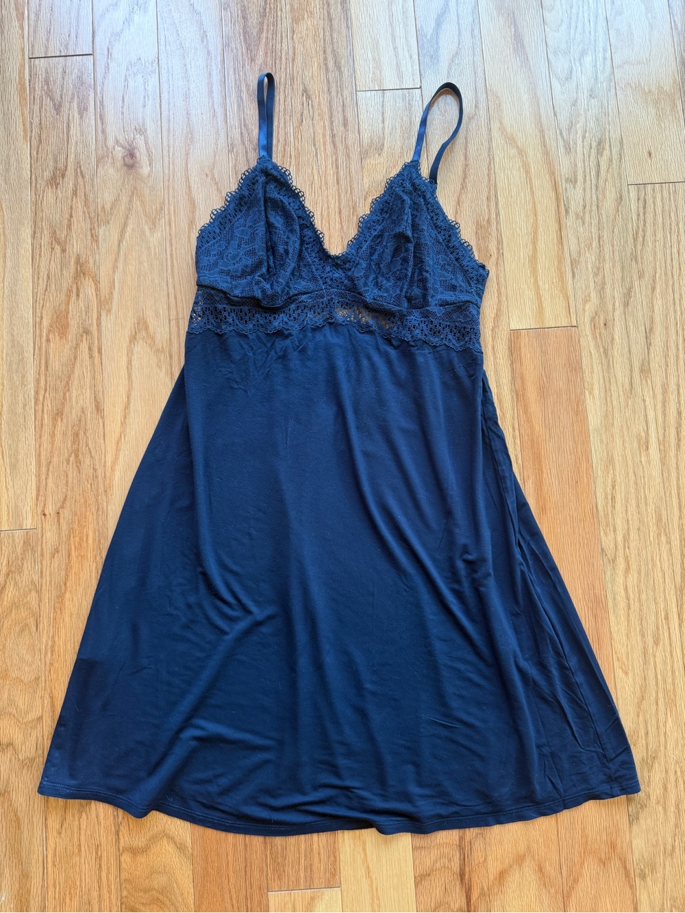 Lace-Trim Slip nightgown Dress